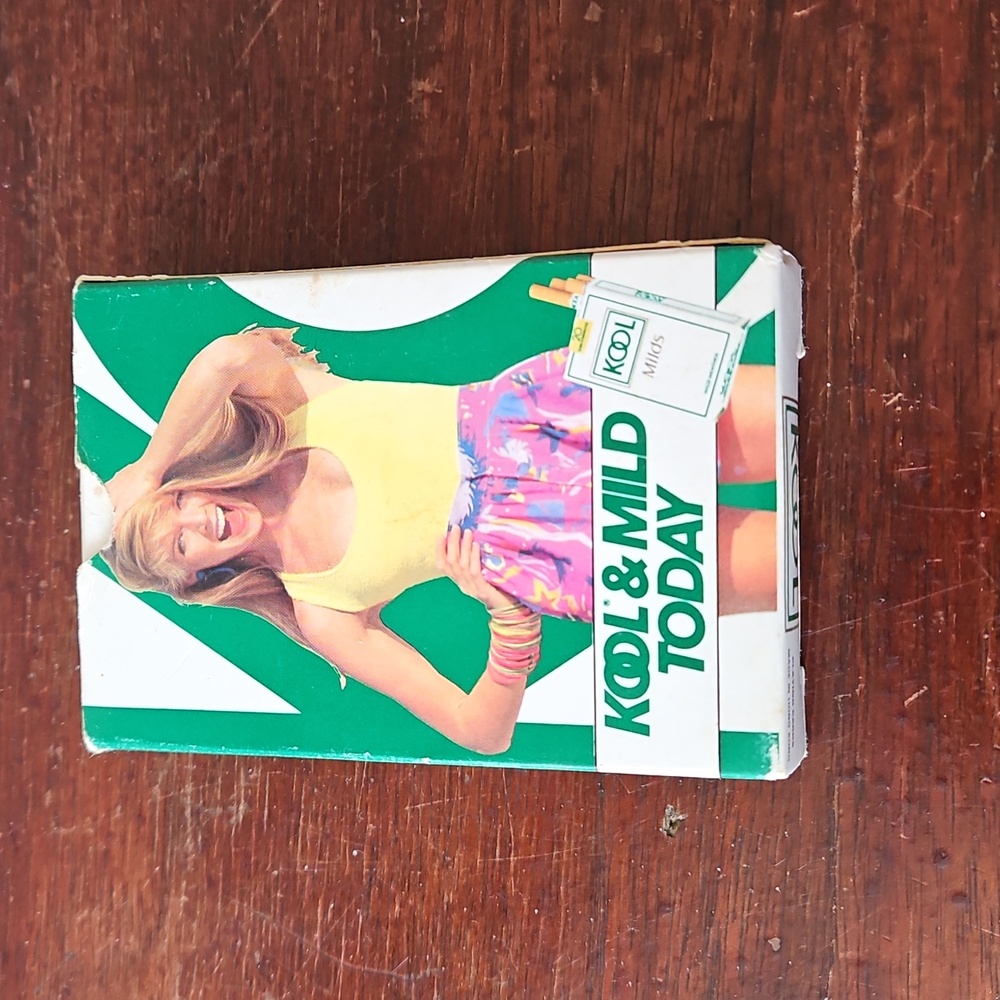 Vintage 1988 Kool Milds Cigarette Playing Cards